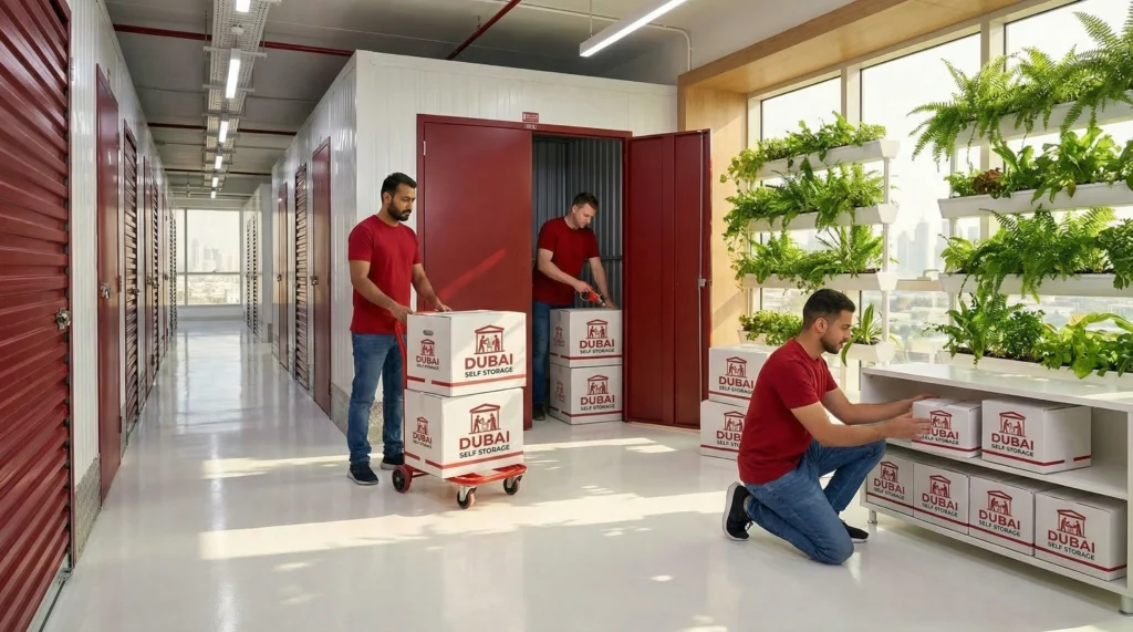 eco friendly box storage in dubai