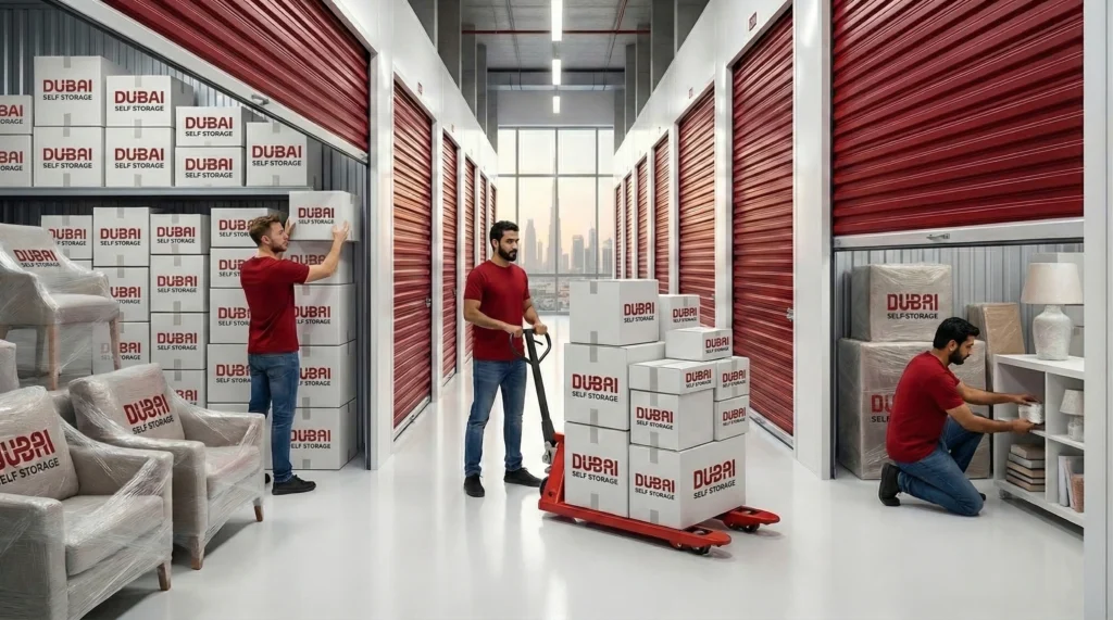 furniture storage in dubai