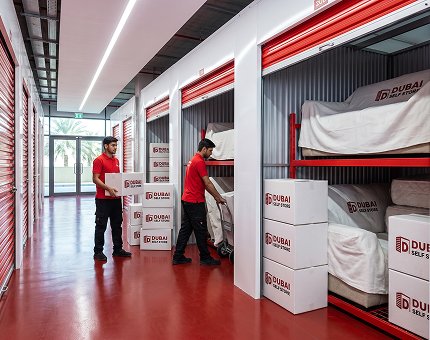 Storage unit sizes in Dubai