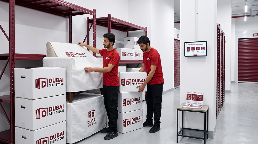 Dubai storage size calculator